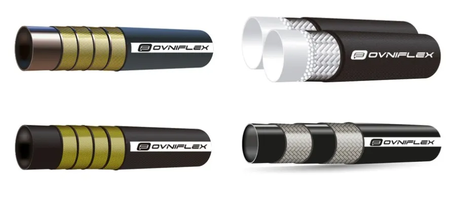 Mangueras hidráulicas Ovniflex de las líneas R15, R7 Twin, 4SH y freno de aire