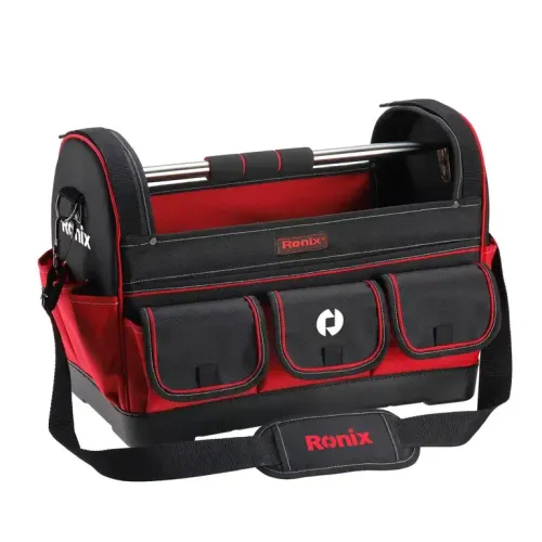 Bolso de herramientas con 15 compartimentos de 17 pulgadas