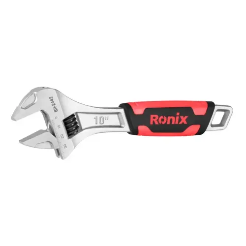 Llave ajustable de 10 pulgadas mango TPR